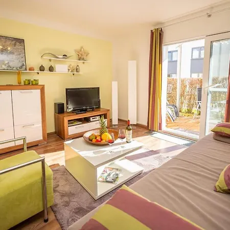 아파트 3 Im Eg Haus Stranddistel, Komfortable Fur 2 Personen In 징스트